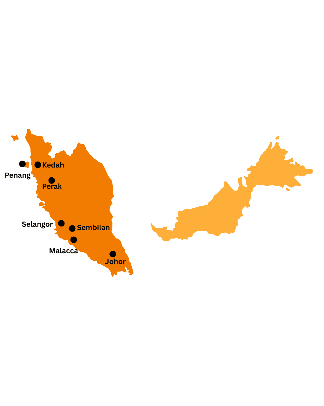 malaysia map